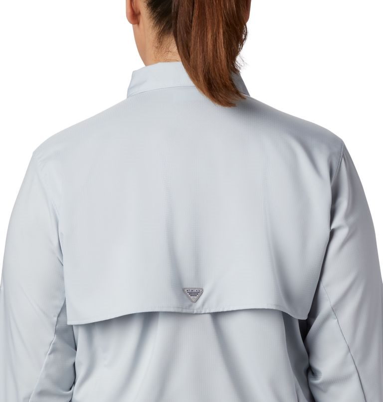 Women's Columbia PFG Tamiami II Long Sleeve Shirts Light Grey | Plus Size CA-L3450